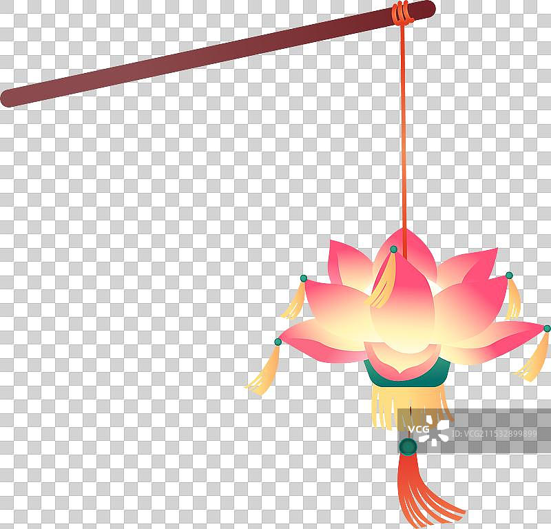 中秋节元宵节新年花灯灯笼图片素材