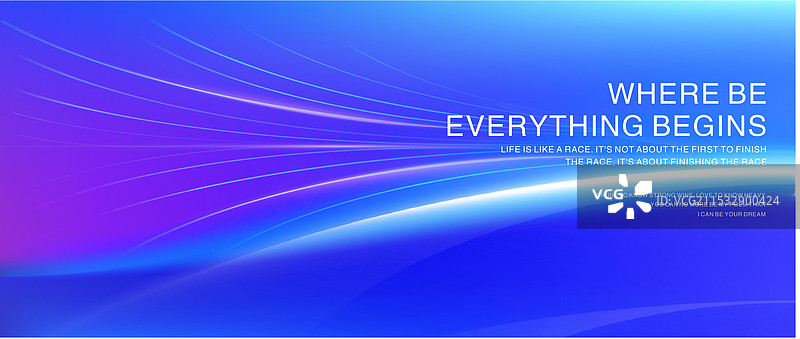 蓝色科技线条未来背景主视觉图片素材