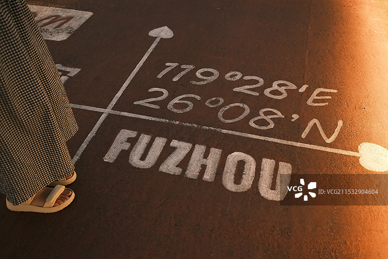 福州经纬度坐标图图片素材