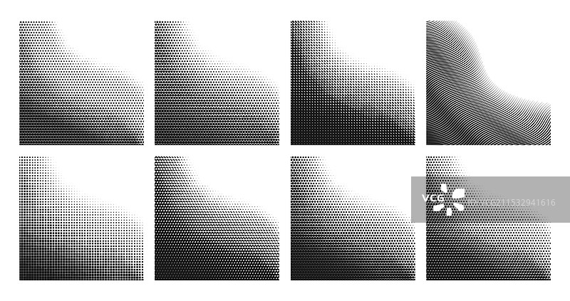 半色调渐变图案背景图片素材
