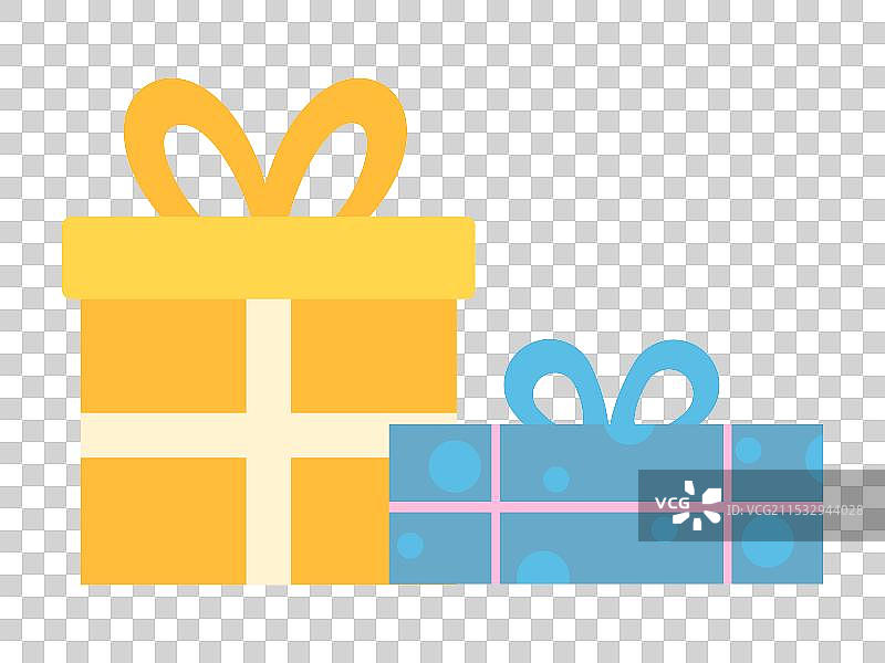 扁平风礼物矢量插画图片素材