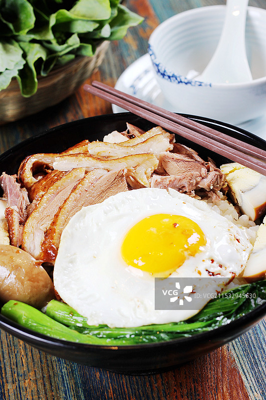 潮汕卤鹅饭图片素材