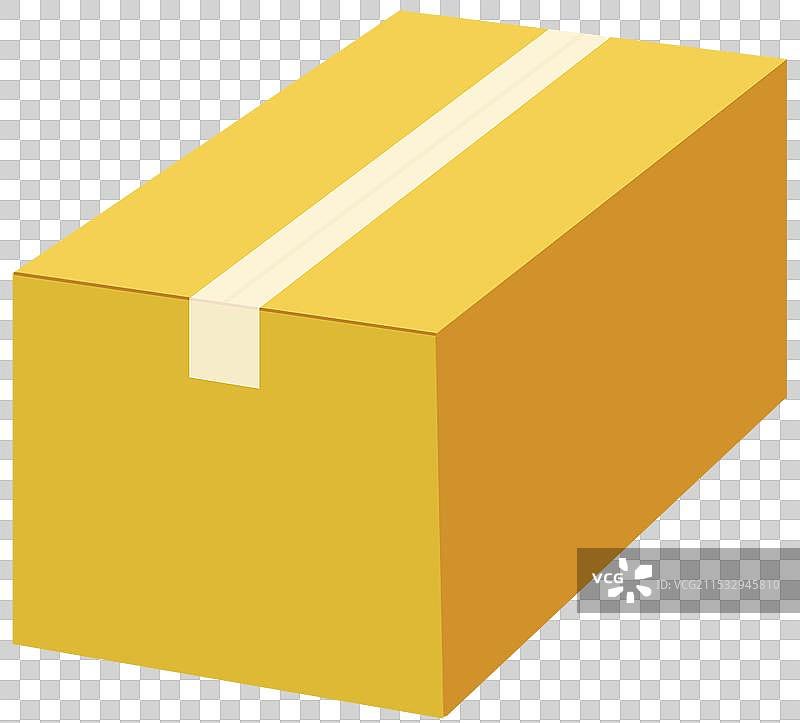 装东西物件摆放收纳纸盒子纸箱子元素素材卡通道具插画图片素材