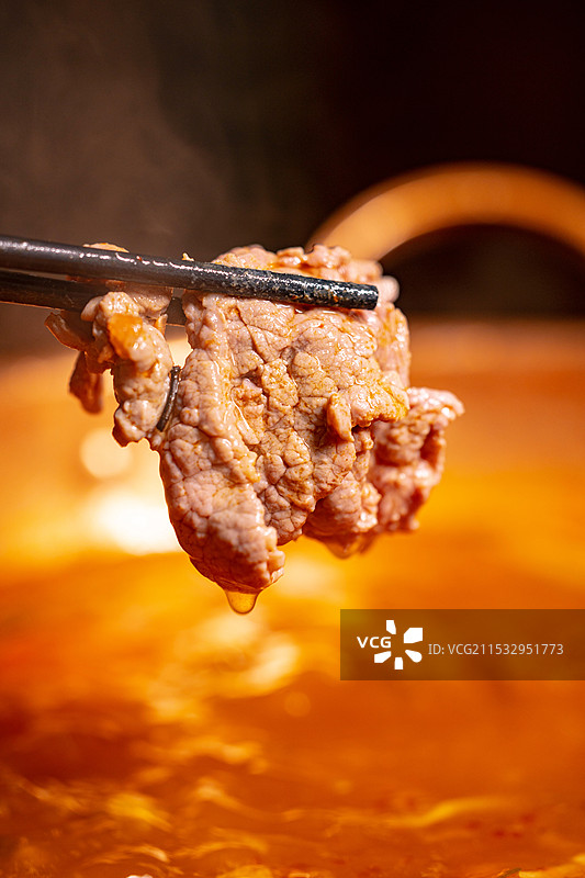 黄牛肉贵州黄牛涮火锅火锅牛肉现切牛肉滋补图片素材