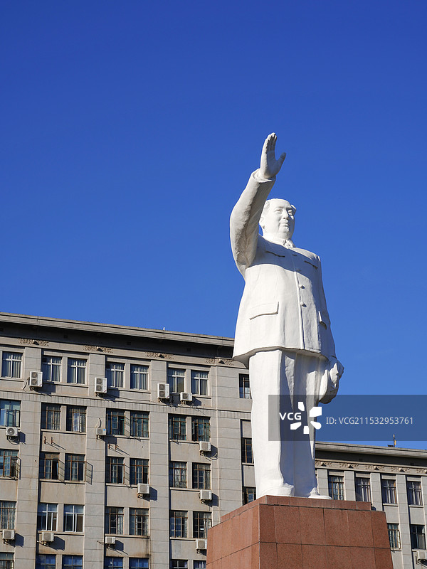毛主席雕像图片素材