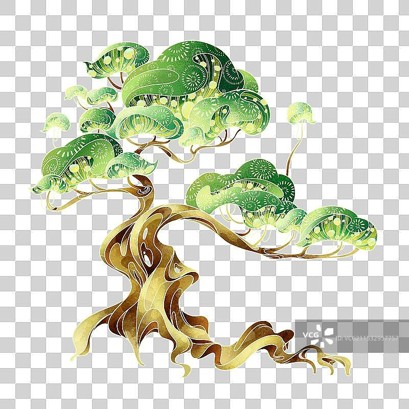 古风的树图片素材