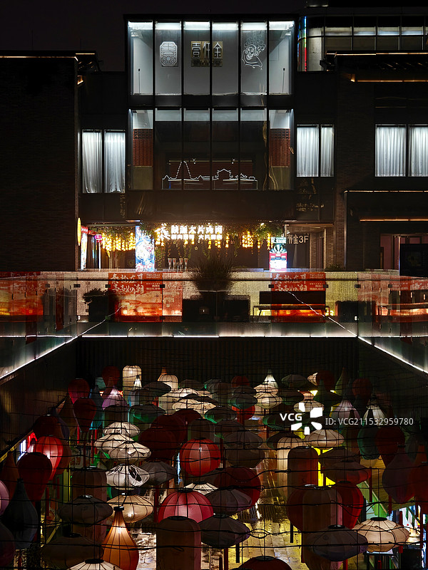 西安扫街之特色相声青曲社打卡图片素材