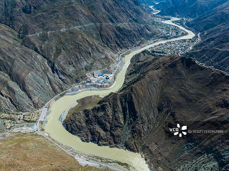 金沙江第一湾图片素材