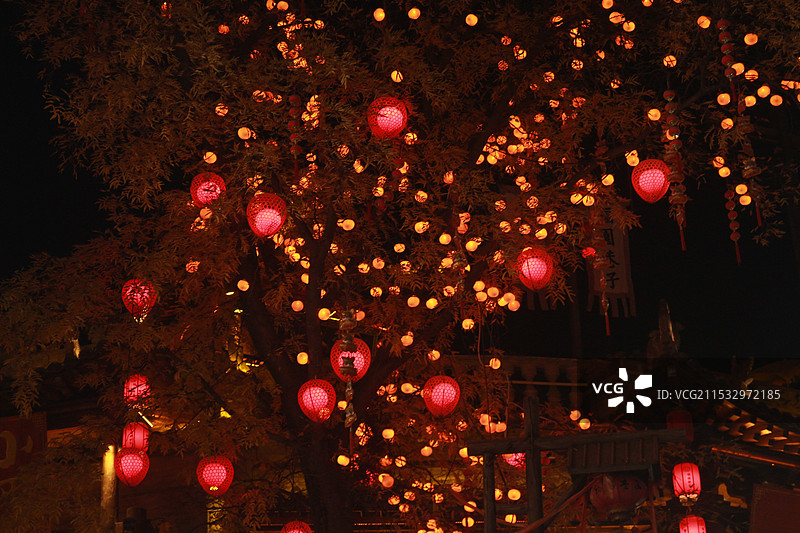 灯火葳蕤图片素材