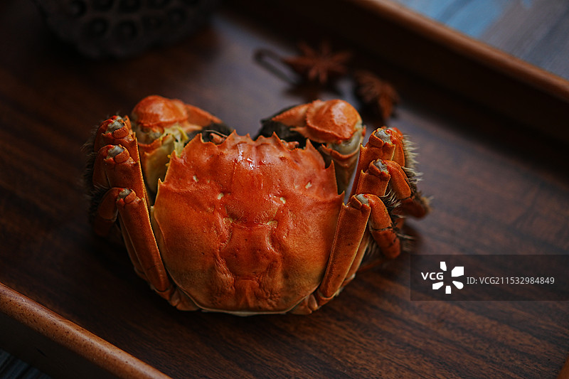 垂涎欲滴的大闸蟹图片素材