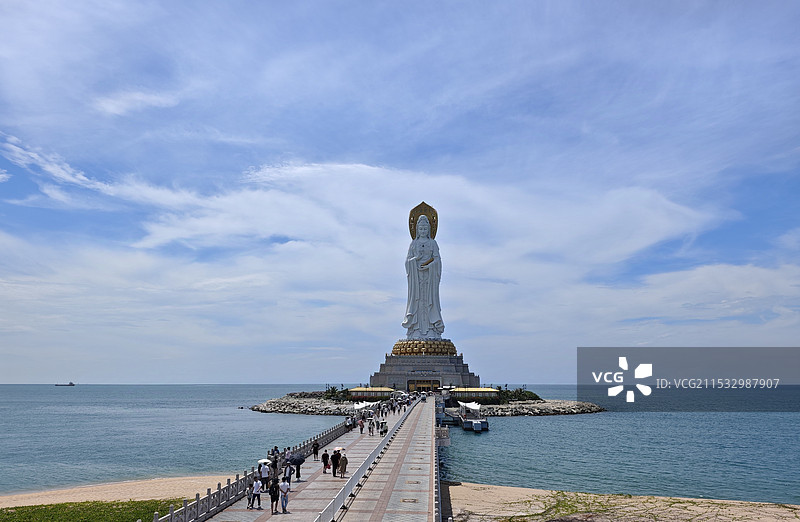 三亚南海观音图片素材