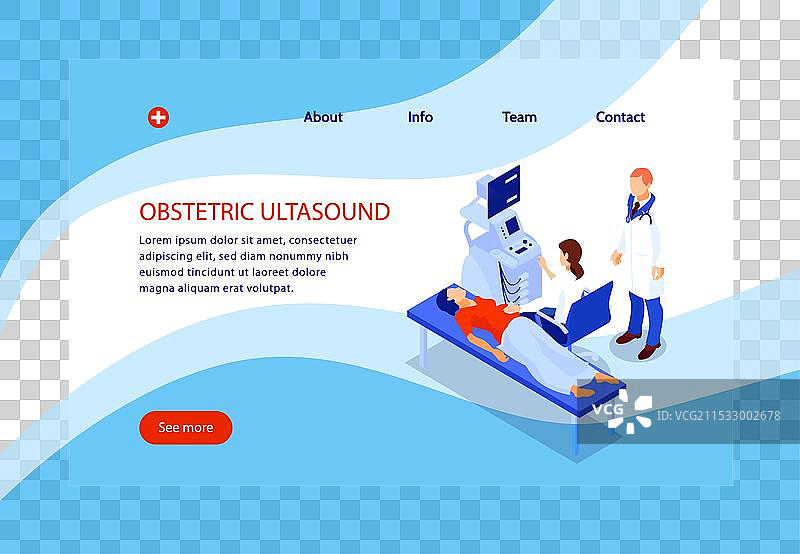 妇科与怀孕页面设计图片素材