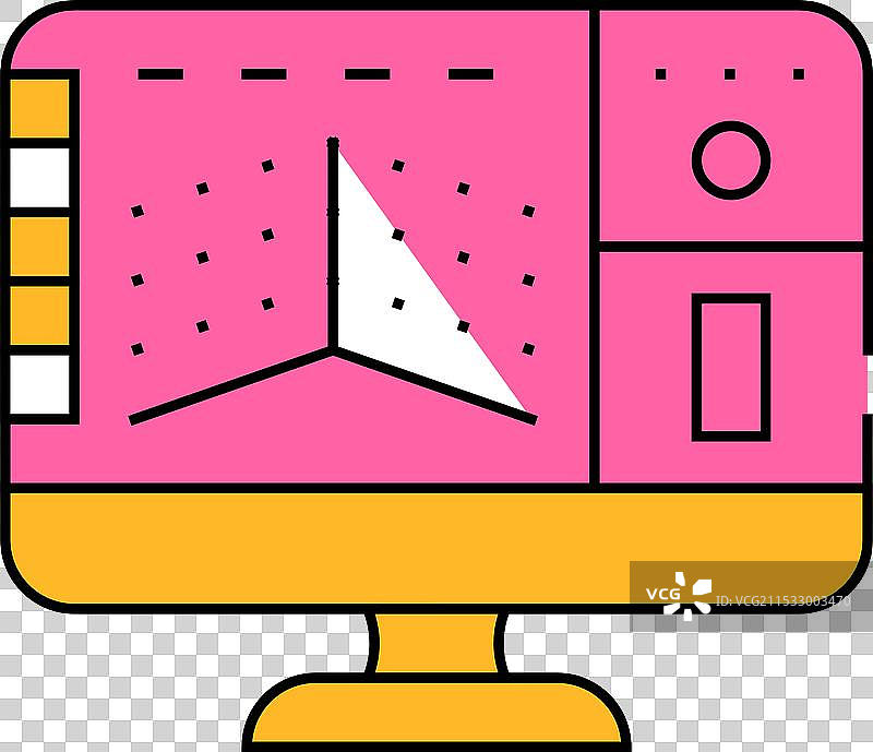 3D建模扁平图标颜色图片素材