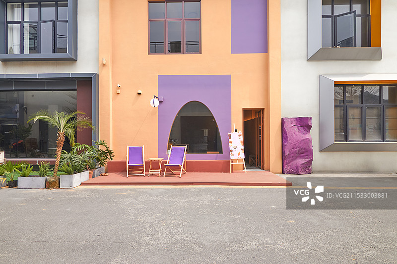 广州现代商业街道建筑图片素材