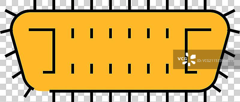 平头拖把图标 彩色图片素材