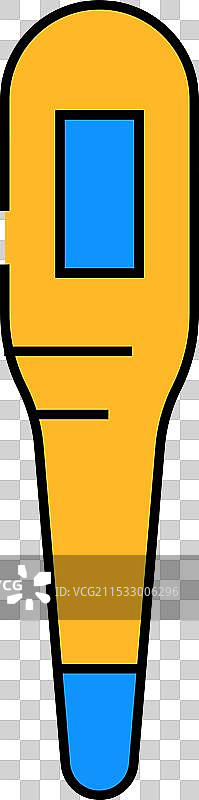 电子温度计设备图标颜色图片素材