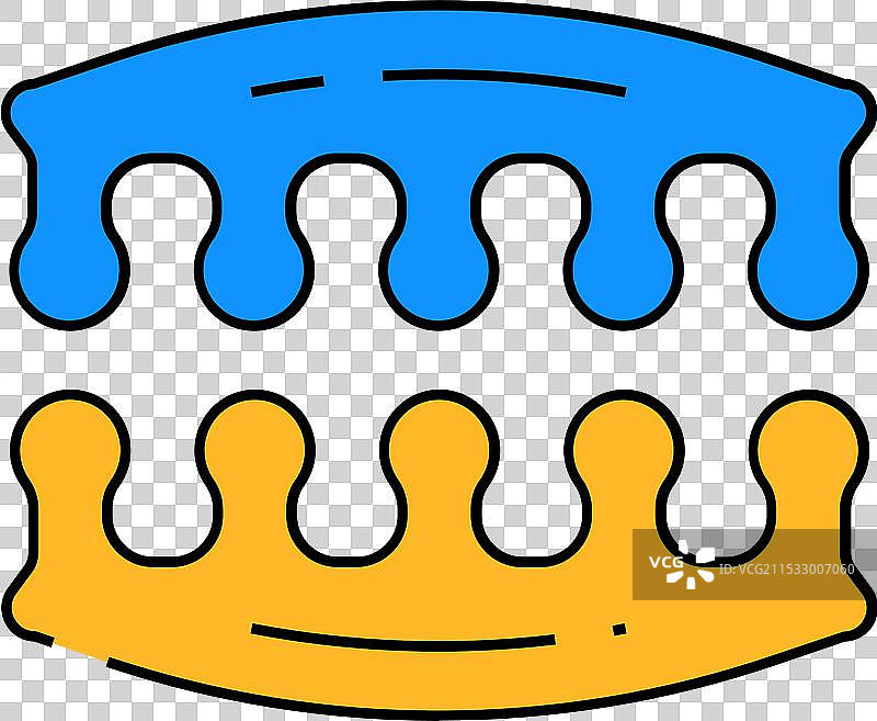 手指分隔器图标颜色图片素材