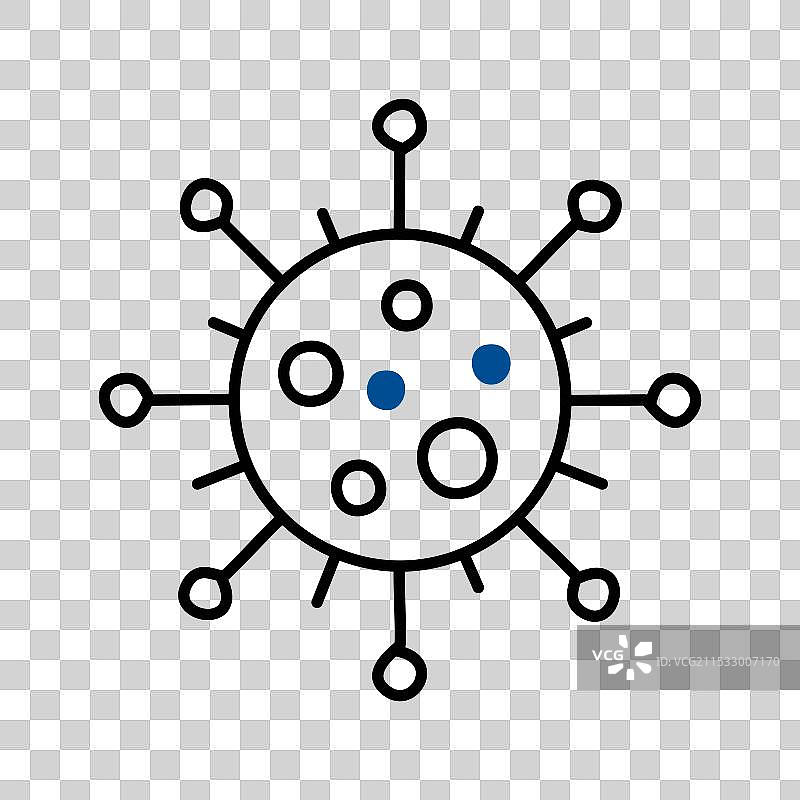 冠状病毒图标 冠状病毒符号图片素材