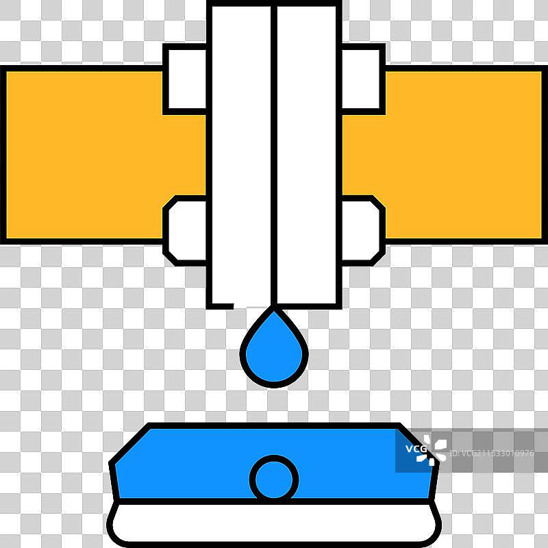 水传感器图标颜色图片素材