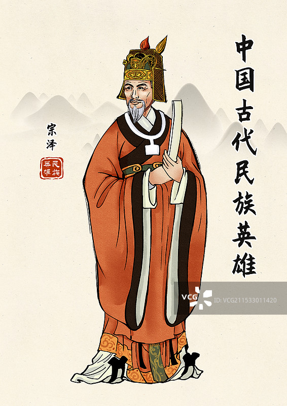 民族英雄系列之宗泽图片素材