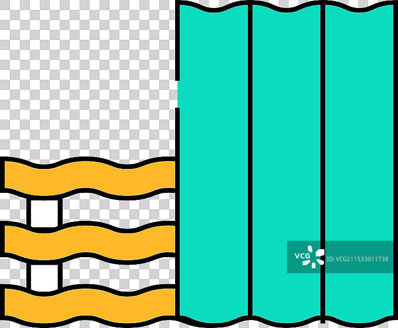 屋顶材料建筑材料图标颜色图片素材