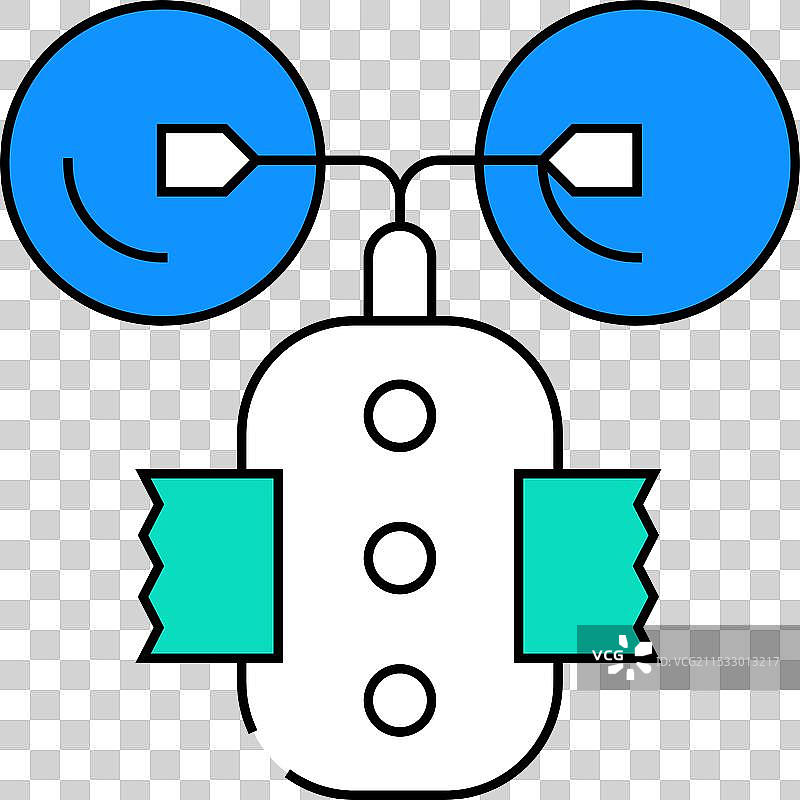 刺激装置图标颜色图片素材