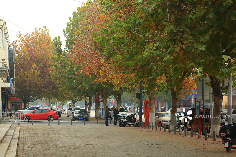 雄安新区雄县清晨美景抓拍。图片素材
