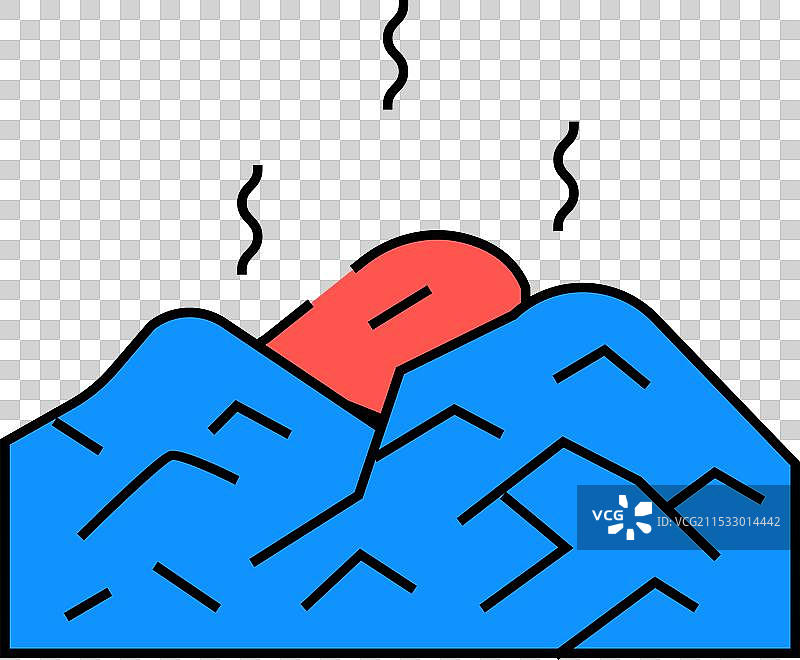 填埋气生物气图标颜色图片素材