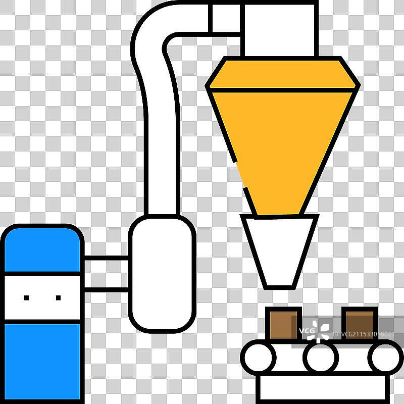 生产泥炭砖图标 彩色图片素材