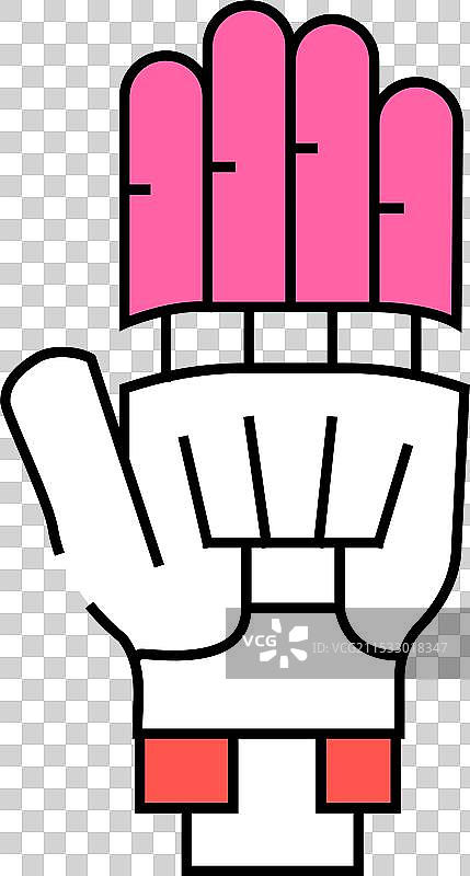 塑料假肢图标颜色图片素材