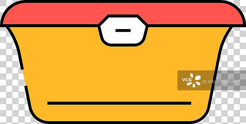 食品包装塑料容器图标颜色图片素材