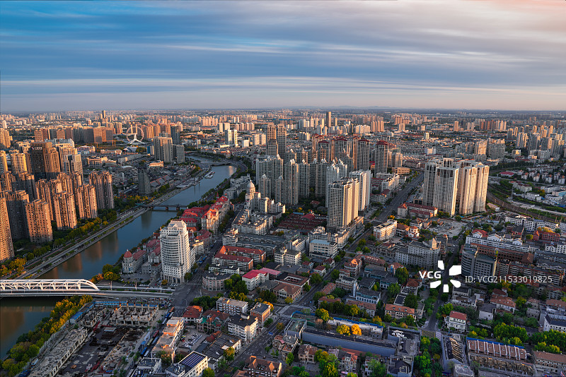 天津天际线图片素材