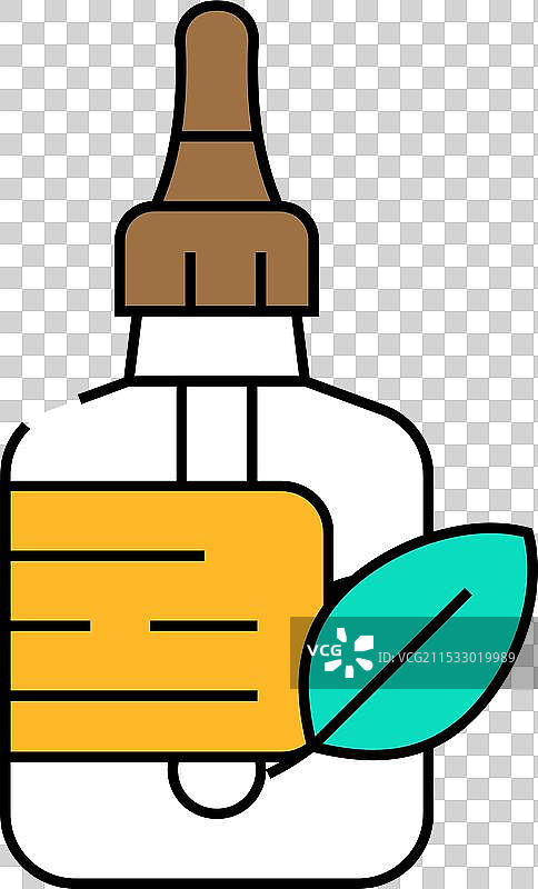 蓖麻油图标颜色图片素材