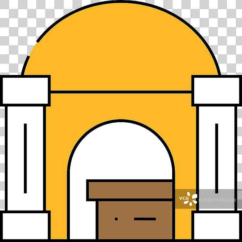 葬礼地下室图标颜色图片素材