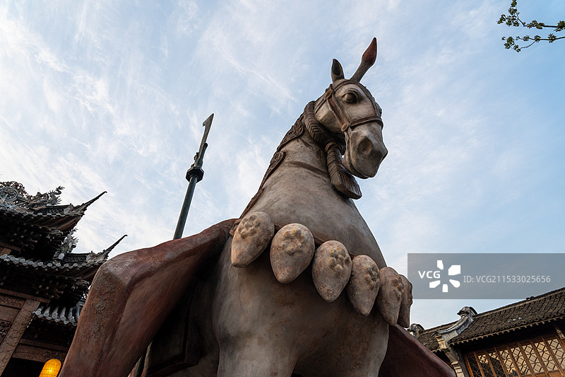 浙江省桐乡市濮院古镇图片素材