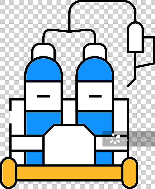 气体焊接图标颜色图片素材
