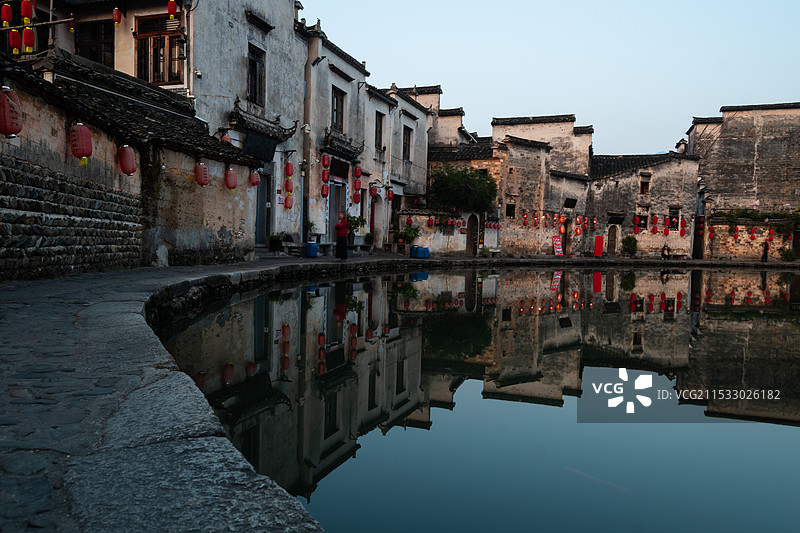 安徽宏村月沼图片素材