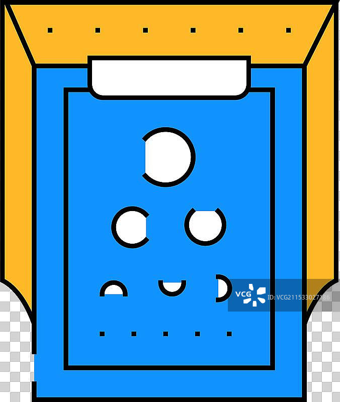 斯内伦视力表眼科图标彩色图片素材