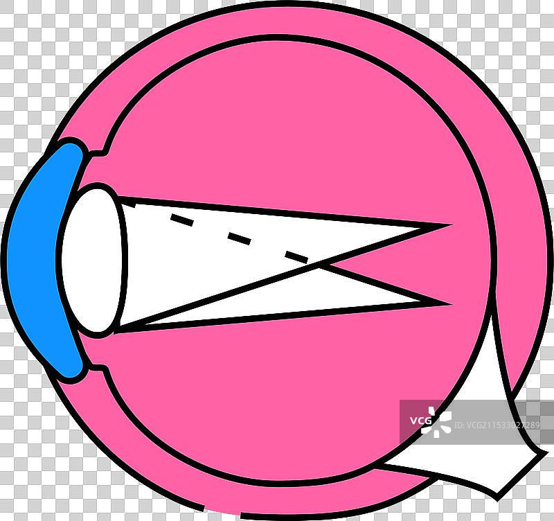 散光眼科图标 彩色图片素材