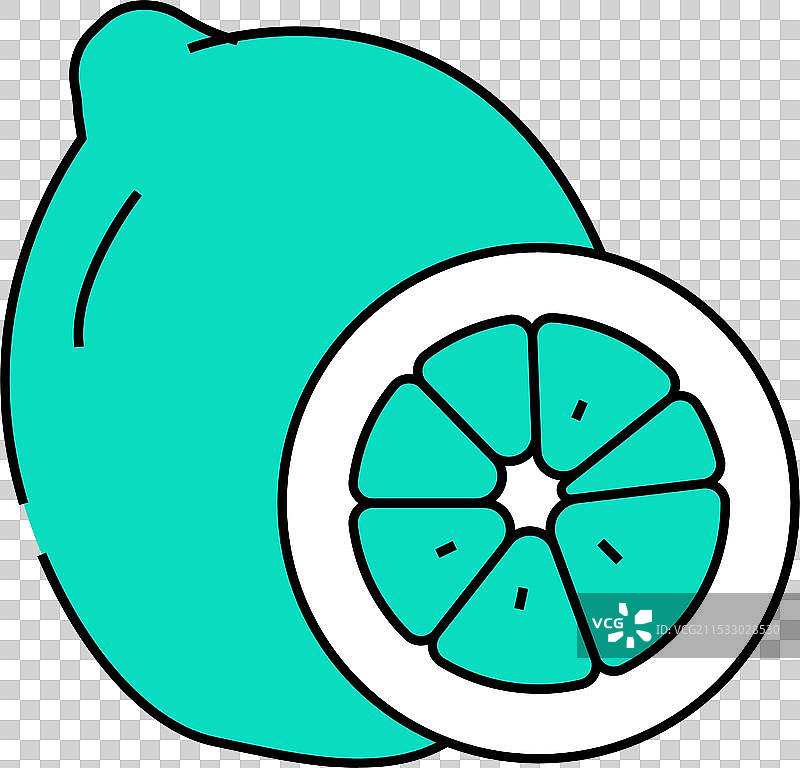 青柠果图标颜色图片素材