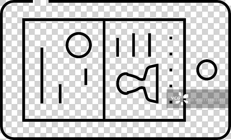 拍摄文件的取景器图标颜色图片素材