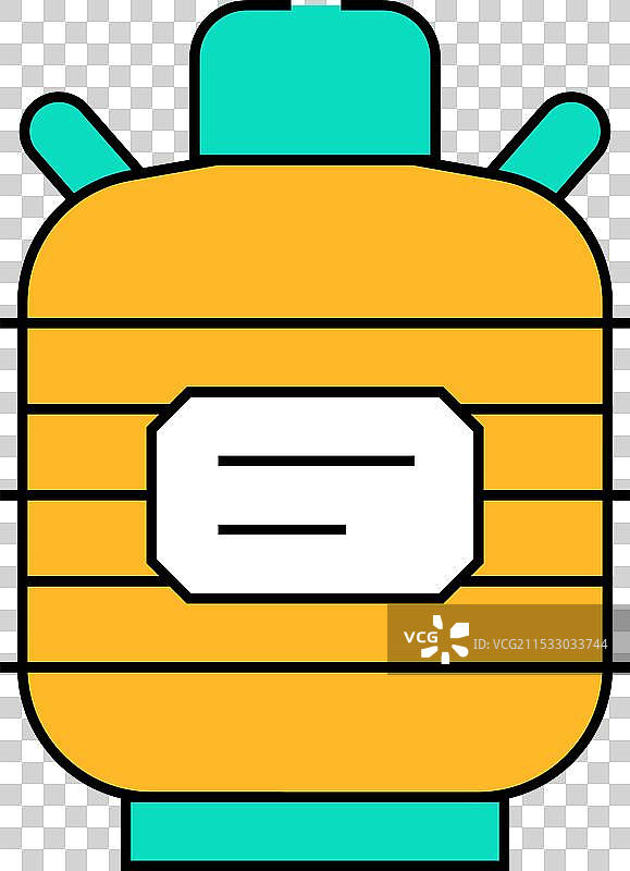 实验室用的德瓦瓶工具图标 彩色图片素材