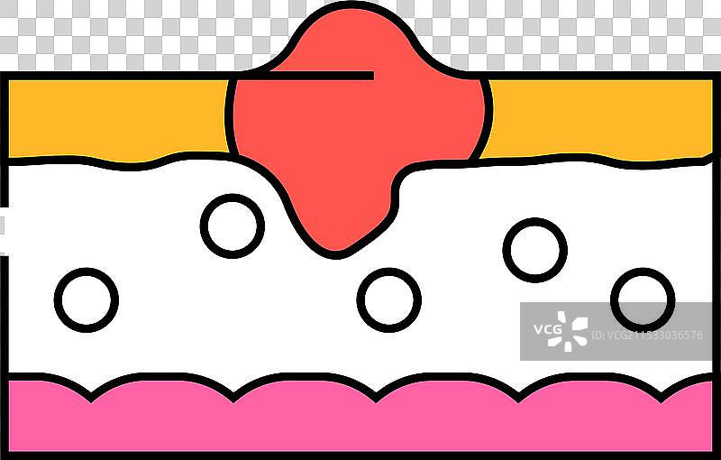 抽象问题皮肤病图标颜色图片素材