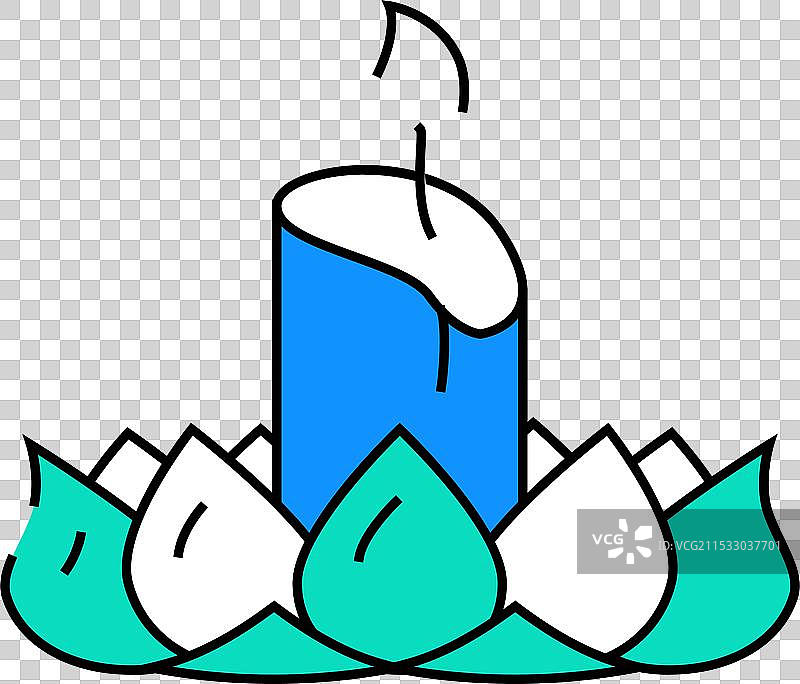 水灯节图标颜色图片素材