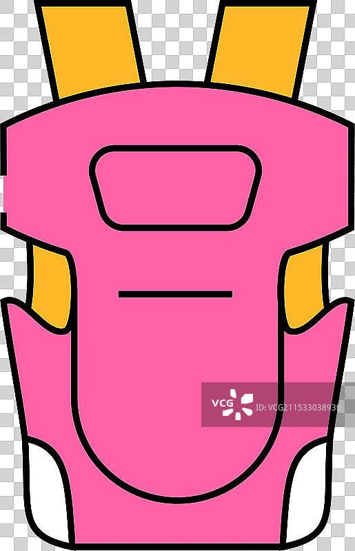 婴儿背带配件图标颜色图片素材