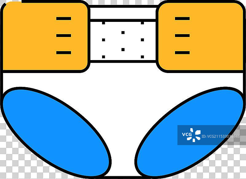 小孩用的帮宝适配件图标颜色图片素材