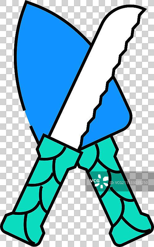 蛋糕刀图标颜色图片素材