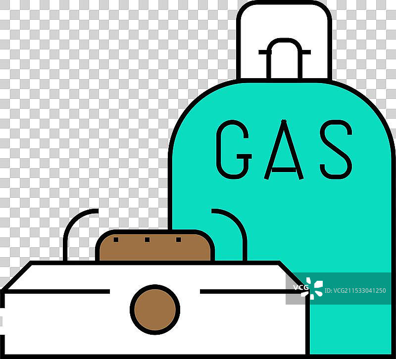 燃气灶图标颜色图片素材