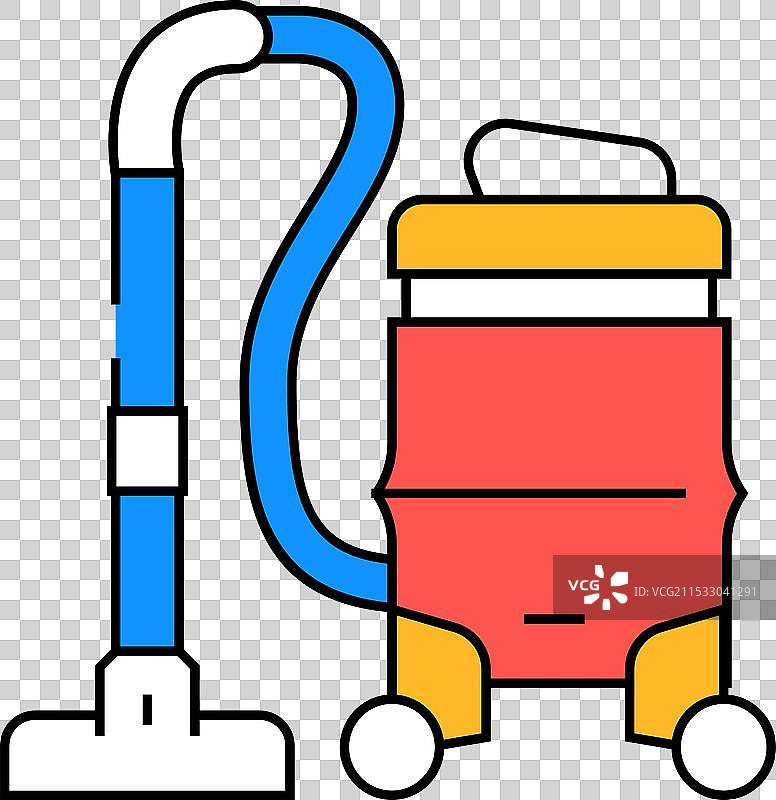 吸尘器图标颜色图片素材