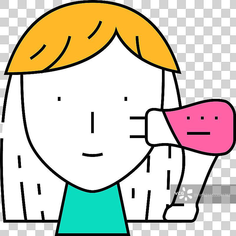 激光提升图标颜色图片素材